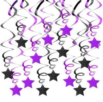 Image de Guirlande spirale - Décoration suspendue pour fêtes et événements - Lot de 15 pièces