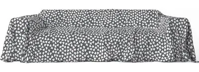 Produktbild von Plaid und Tagesdecke mit Damastmuster - 240 x 280 cm