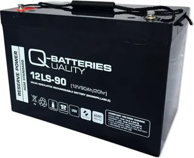 Produktbild von Q-Batteries 12LS-90 / 12V - 90Ah Blei Akku Standard-Typ AGM 10 Jahres Typ