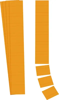 Produktbild von Ultradex Einsteckkarte 140604 60x32mm orange 90 St./Pack.