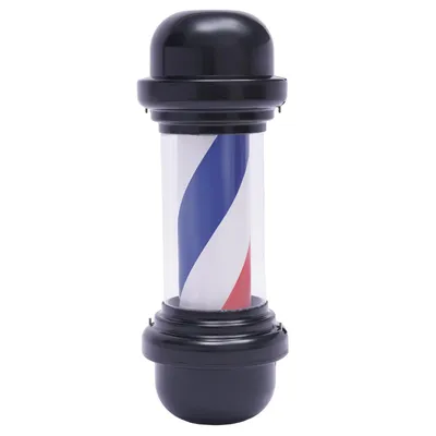 Obrázek produktu pro Barber Salon nástěnné světla světla pól červené + bílé + modré LED znamení Barber Rotating Strip Lamp