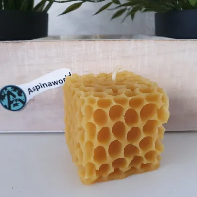 Produktbild von Bienenwachskerze Wabenkerze 5 cm