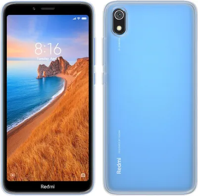 Produktbild von cofi1453® Silikon Hülle Basic kompatibel mit XIAOMI REDMI 7A Case TPU Soft Handy Cover Schutz Transparent