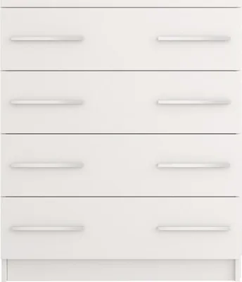 Obrázek produktu pro Komoda OMEGA I 02 4S, šířka: 80 cm, barva: BÍLÁ/BÍLÁ