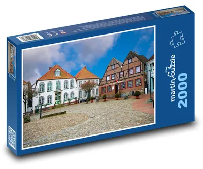 Produktbild von Puzzle 2000 Historische Häuser in Meldorf - martinpuzzle