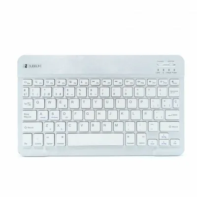 Produktbild von Subblim Smart/Silber Kabellose Bluetooth-Kompakttastatur