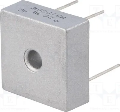Produktbild von 1x Einphasen Brückengleichrichter Urmax: 50V If: 15A  Ifsm: 300A MB1505W Einphasen
