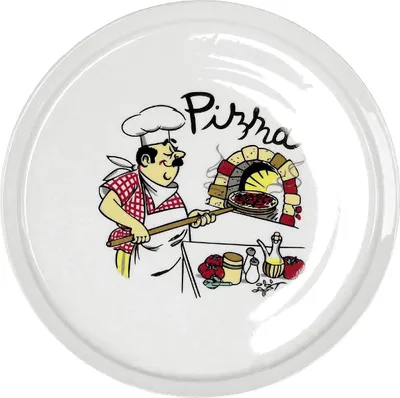 Zdjęcie produktu dla VAN WELL Pizzateller "Küchenchef" 6 Stück Verkaufseinheit 700707 8001581010206