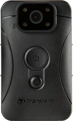 Zdjęcie produktu dla Transcend DrivePro Body 10, 1920 x 1080 px, 130°, Podczerwień, Kamera tułowia, Czarny, Zacisk