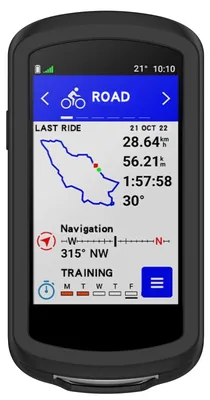 Immagine prodotto di Custodia subtel Silicone compatibile con Garmin Edge 1040 / Edge 1040 Solar protezione, case, bumper per navigatore GPS in nero – Assorbe urti, evita danni risparmia costose riparazioni