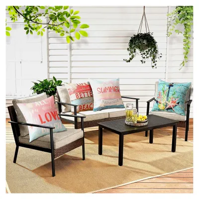 Produktbild von Wasserdichte Kissenbezüge für Sofa, Balkon, Terrasse und Garten