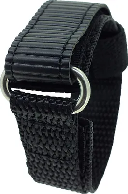 Produktbild von s.Oliver Uhrenarmband 15mm Klettband schwarz Textill SO-1388 SO-1662