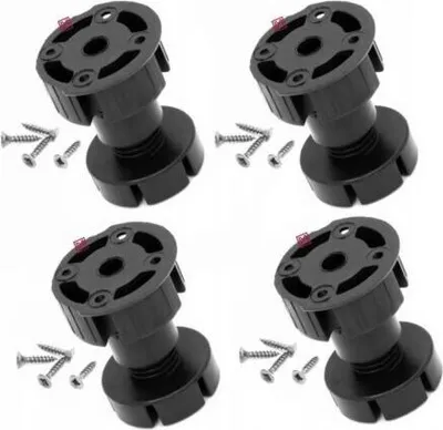 Produktbild von Set-4st Sockelfüße Möbelfüße Verstellfüße Sockelverstellfuß höhenverstellbar 7cm