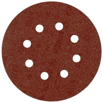 Productafbeelding van Schuurvelset voor excenterschuurmachines, 8 gaten, 125 mm, korrel 120, verpakking van 25 stuks