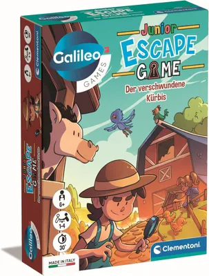 Produktbild von Clementoni Escape Game Junior - Der verschwundene Kürbis