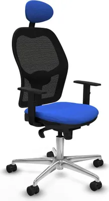 Produktbild von Bürostuhl mit Kopfstütze Jorquera Piqueras y Crespo 1D086N1 Blau