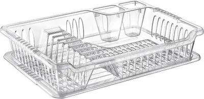 Produktbild von Abtropfgestell Geschirrtrockner Besteck Teller Stehend Kunststoff 40x29 cm