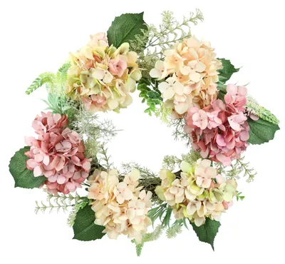 Produktbild von Kunstblume Hortensienkranz