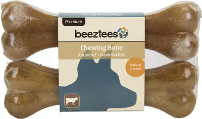 Image de Os à mâcher Beeztees pour chiens, dimensions : 16 cm / poids : 100-110 g