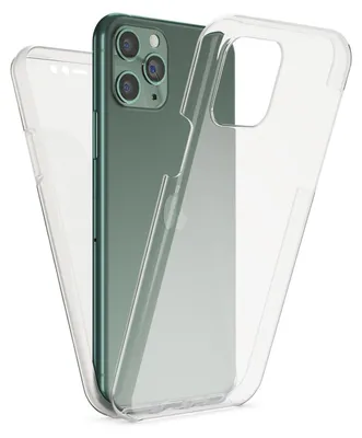 Produktbild von NALIA Handy Hülle für iPhone 11 Pro, Full-Cover TPU  Schutz Case Cover Bumper Transparent