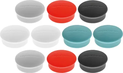 Produktbild von magnetoplan Magnet Discofix Mini 1664610 19mm sortiert 10 St./Pack.