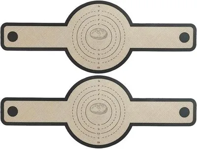 Produktbild von Silikon Backmatte für Ofen, 2-teilig, langlebig, Backen
