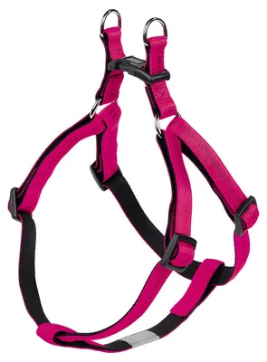 Produktbild von Nobby Soft Grip, Hund, Zugfreier Gurt, L-XL, Schwarz, Lila, Nylon, Einfarbig
