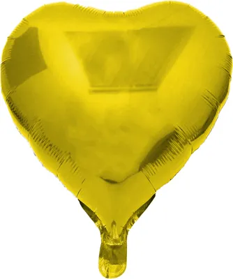 Produktbild von Folienballon Herz, gold, ca. 45 cm