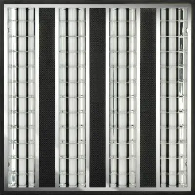 Produktbild von LED Rasterleuchte 32,8W 5200 lm einstellbares weiß 2700/4000/6500 K 59,5x59,5 cm Piru schwarz UGR<19 geeignet als Arbeit