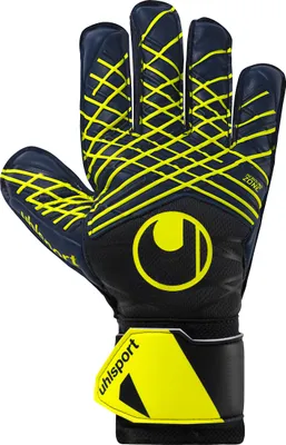 Produktbild von uhlsport Torwarthandschuhe Prediction Soft Pro Unisex 1011337_01 marine/weiß/fluo gelb 9