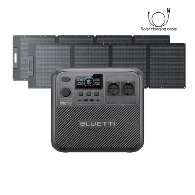 Produktbild von BLUETTI Elite 200 V2 Powerstation mit 2×200W Solarpanels, 2073Wh für Camping & Roadtrips