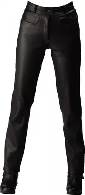 Produktbild von RO2 - Schwarze, klassische Lederjeans mit Taschen für Protektoren  Roleff Größe: 56,