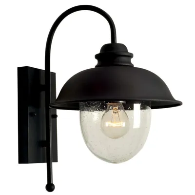 Immagine prodotto di Lampada da parete esterna, grado di protezione IP44, colore nero, attacco E27