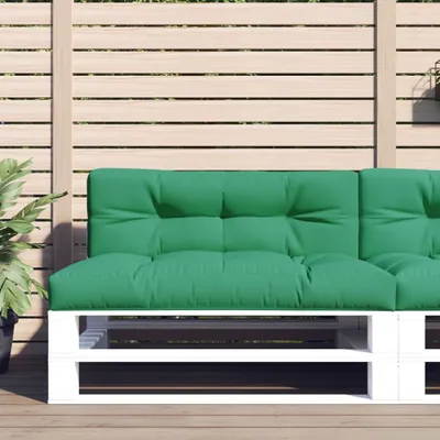 Produktbild von Möbel Palettenkissen Grün 120x40x12 cm Stoff - Gartenmöbelauflagen 314477