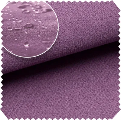 Produktbild von novely® TRITON - Microfaser Velours in Wildleder-Optik - Wasserabweisender Möbelstoff - Pflegeleichte Meterware 1lfm - Farbe: 11 Lavendel