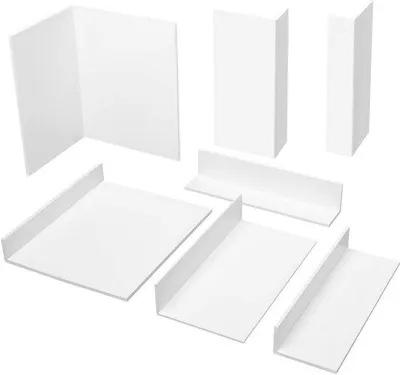 Productafbeelding van Hoekprofiel 308, 2 meter, Ongelijkbenig, PVC, Wit