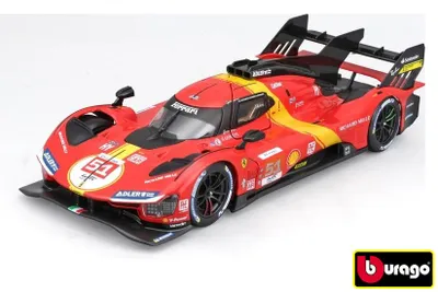 Imagen del producto de Bburago 1:24 Ferrari Racing Model Kit - Kit 499p Lmh 2023 - Campeón 24h de Le Mans