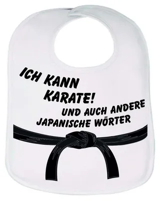 Produktbild von Lätzchen Ich kann Karate