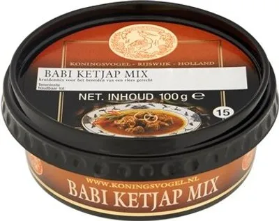 Produktbild von Koningsvogel Boemboe Babi Ketjap Gewürzpaste 100g