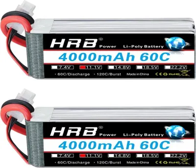 Obrázek produktu pro RC baterie, 11.1V, 4000mAh, 3S 4000mah XT60 2ks
