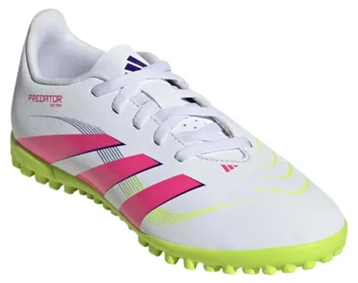 Produktbild von Adidas - Kinder Künstlicher Boden Fußballschuhe "Predator Club" PP5100 (37 EU) (Weiß/Pink)