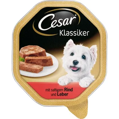 Produktbild von Cesar Schale Klassiker mit saftigem Rind  & Leber 150g