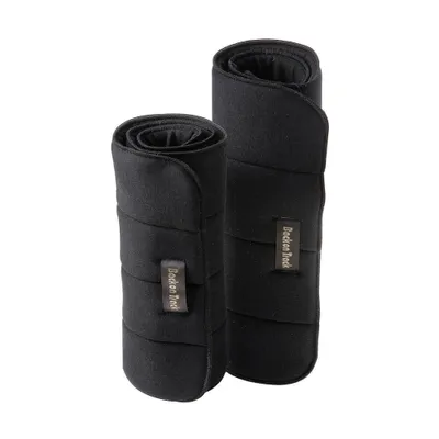 Produktbild von Back on Track Arbeitsunterlage No Bow schwarz Welltex Bandagierunterlage dick gefüttert gesteppt , Größe:31x50