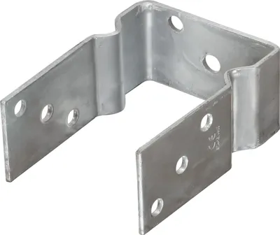 Immagine prodotto di Ancoraggi per recinzione 12 pz argento 10x6x15 cm acciaio zincato