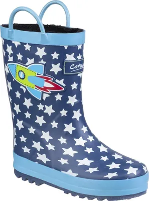Produktbild von Cotswold Kinder Sprinkle Gummistiefel FS5802 (25 EU) (Dunkelblau/Weiß)