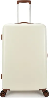 Produktbild von Retro Koffer Weiss groß 96L 76x48x30CM