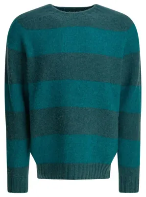 Image de Beams Plus pull homme bleu - L