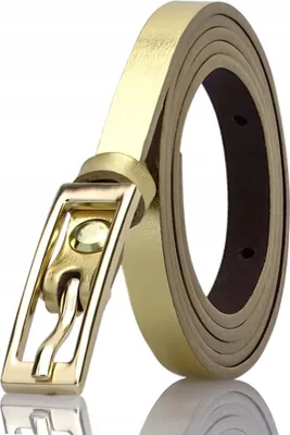 Produktbild von GRACIO OL 79 Leder Damengürtel mit Goldener Schnalle