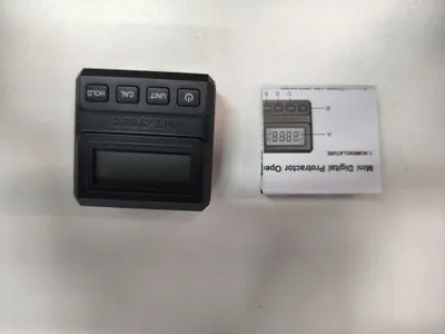 Productafbeelding van Digitale winkelhaak, magnetisch meetinstrument, hellingsmeter, LCD-display met een groot meetbereik (4 x 90°) en hellingsomzetting, geschikt voor bouw, houtbewerking en auto-industrie