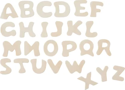 Produktbild von VBS Holz-Buchstabenmix, 26 Stück